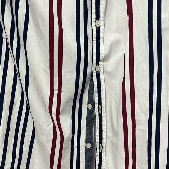 Nova Men Button Down Shirt Stripes - Picture 3 of 5